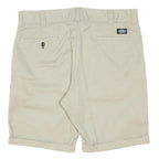 DICKIES Mens Shorts Beige Casual Plain L W36 Cotton Blend Summer Wear