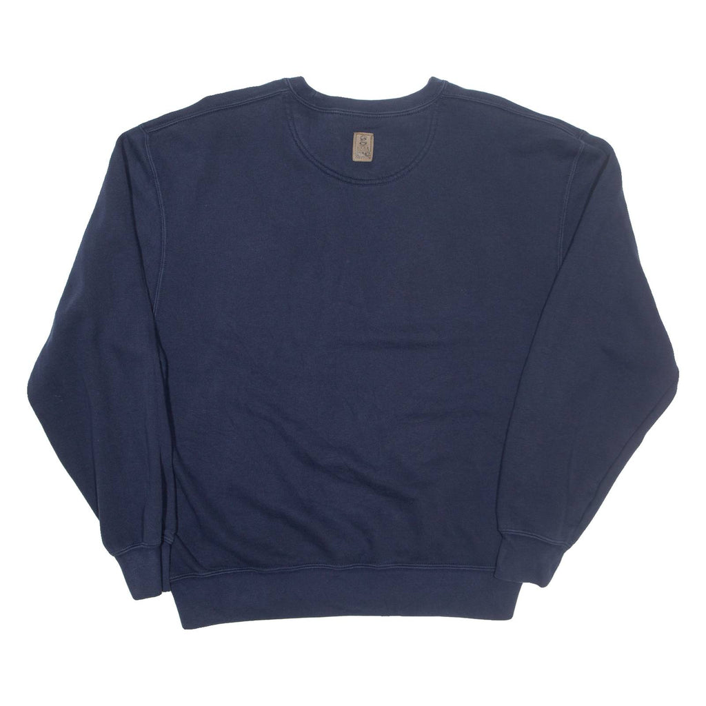 BIG COTTON Sturgeon Bay Mens Sweatshirt Blue USA L