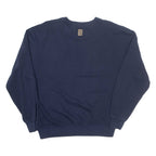 BIG COTTON Sturgeon Bay Mens Sweatshirt Blue USA L