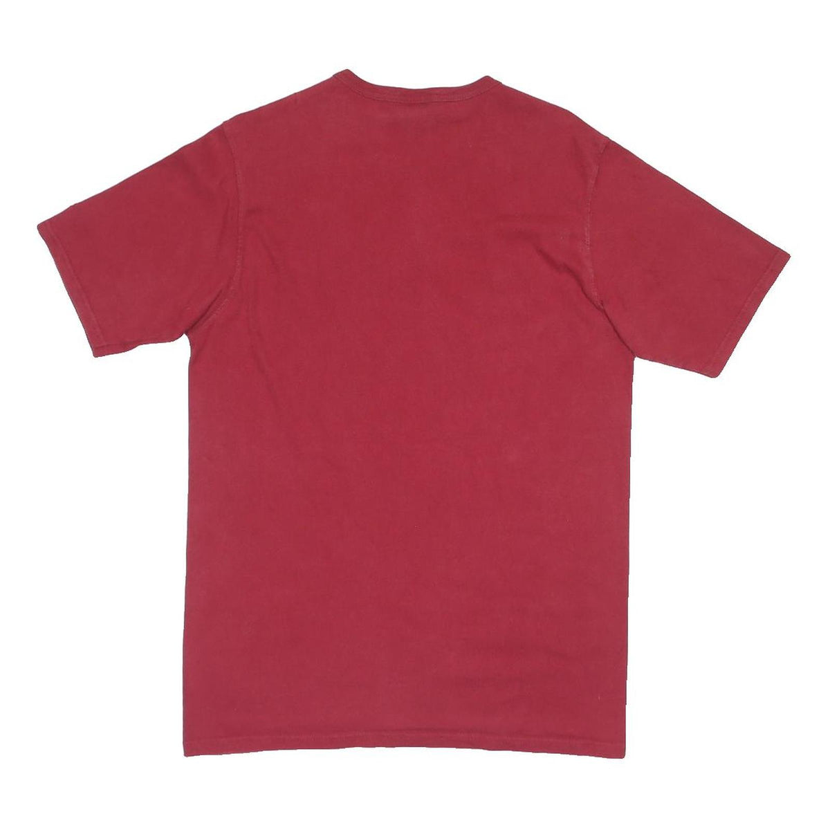 CHAMPION Mens Red Yellow Logo Graphic T-Shirt L Short Sleeve Crew Neck Casual