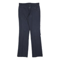 LEVI'S Mens Cotton Blend Navy Regular Straight Trousers W32 L32 Classic Zip