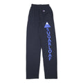 CHAMPION Mens Joggers Black & Blue XS W20 L29 Cotton Blend Regular Tapered Fit