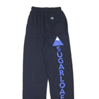 CHAMPION Mens Joggers Black & Blue XS W20 L29 Cotton Blend Regular Tapered Fit