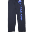 CHAMPION Mens Joggers Black & Blue XS W20 L29 Cotton Blend Regular Tapered Fit