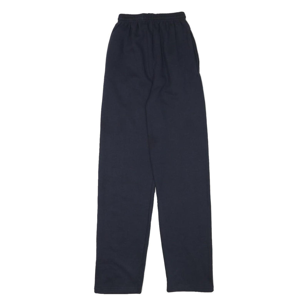 CHAMPION Mens Joggers Black & Blue XS W20 L29 Cotton Blend Regular Tapered Fit