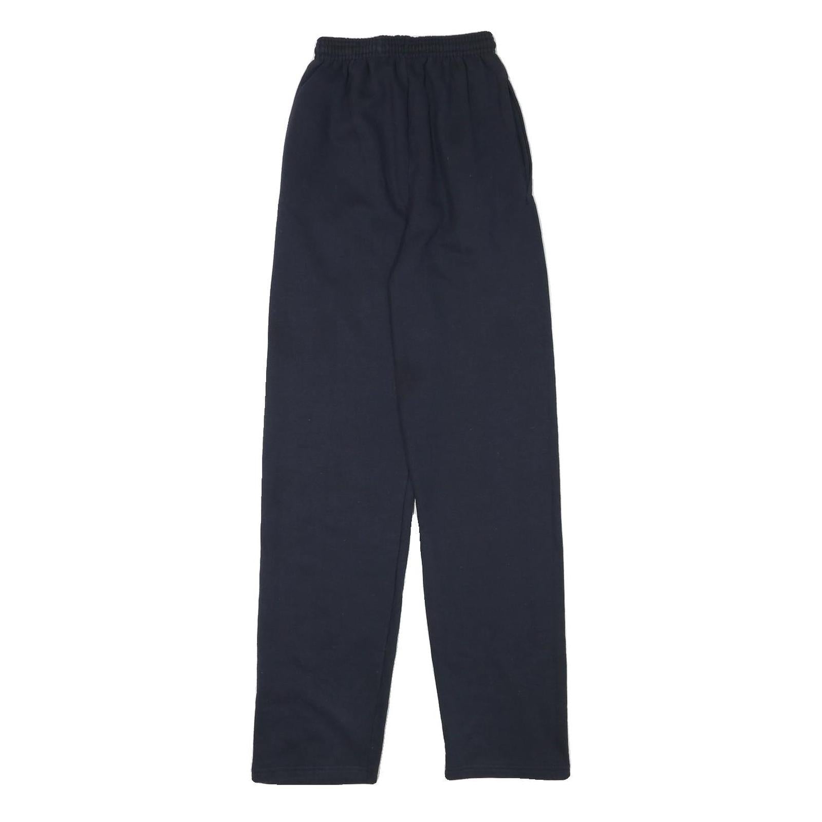 CHAMPION Mens Joggers Black & Blue XS W20 L29 Cotton Blend Regular Tapered Fit