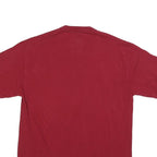 RUSSELL ATHLETIC Mens Maroon USC Chess T-Shirt M Short Sleeve Crew Neck Cotton