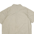 FADED GLORY Mens Beige Cotton Shirt XL Casual Short Sleeve Button Pocket