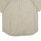 FADED GLORY Mens Beige Cotton Shirt XL Casual Short Sleeve Button Pocket