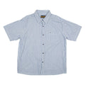 WRANGLER Mens Shirt Blue Striped XL