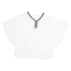 MODA FASHION Womens Blouse White Sleeveless L