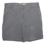 CARHARTT Mens Shorts Grey Casual Relaxed Fit XL W40 Workwear Cotton Blend