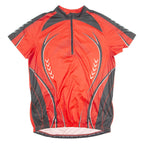 CRIVIT SPORTS Cycling Mens Jersey Red 1/4 Zip XL