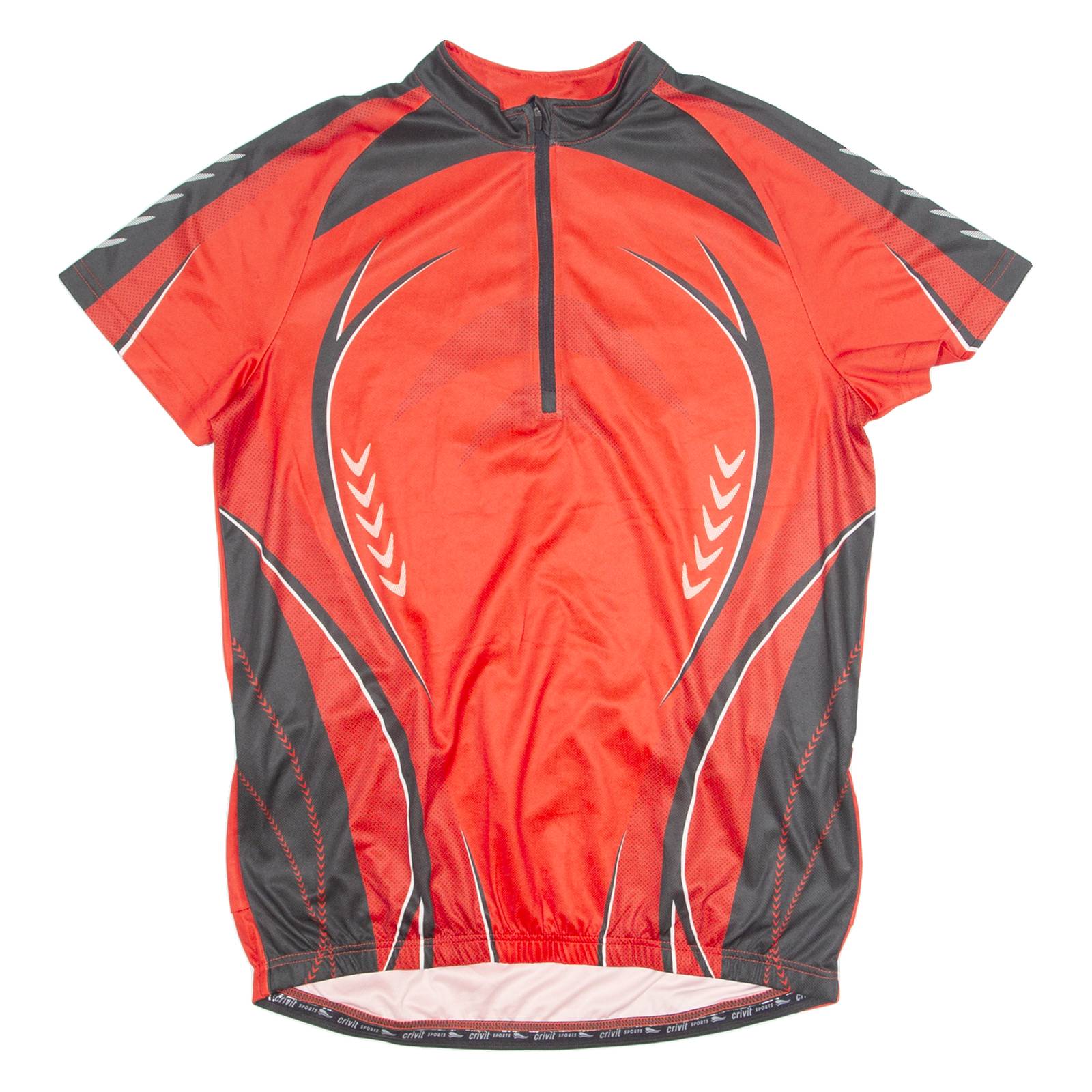 CRIVIT SPORTS Cycling Mens Jersey Red 1/4 Zip XL