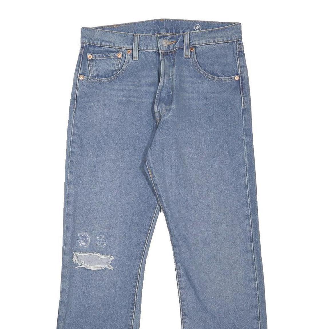 LEVI'S 501 Big E Mens Jeans Blue Regular Straight Denim Rinse W30 L30 Vintage