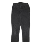 LEVI'S Womens Jeans Black Slim Skinny Denim Medium W24 L33 Stretch Cotton