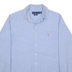 RALPH LAUREN Mens Blue Classic Oxford Shirt M Button Down Collar Long Sleeve