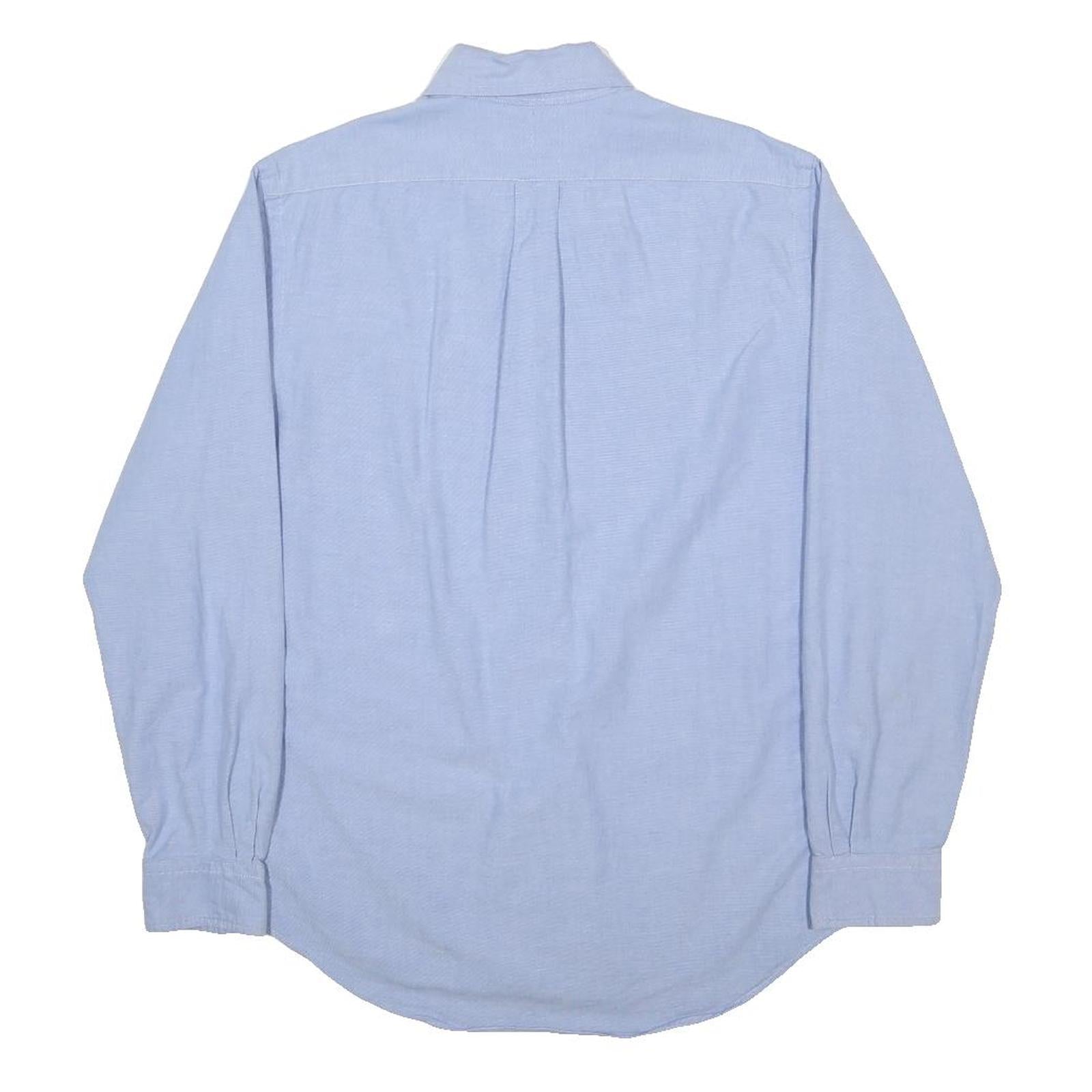 RALPH LAUREN Mens Blue Classic Oxford Shirt M Button Down Collar Long Sleeve