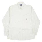 NAUTICA Mens Plain Shirt Beige Long Sleeve L