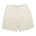 NAUTICA Mens Shorts White Casual Linen M W33 Summer Beachwear