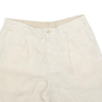 NAUTICA Mens Shorts White Casual Linen M W33 Summer Beachwear