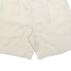NAUTICA Mens Shorts White Casual Linen M W33 Summer Beachwear