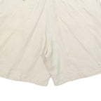 NAUTICA Mens Shorts White Casual Linen M W33 Summer Beachwear