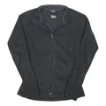 ADIDAS Womens Black Jacket UK 10 Polyester Blend Zip Sportswear Casual Outerwear