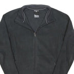 ADIDAS Womens Black Jacket UK 10 Polyester Blend Zip Sportswear Casual Outerwear