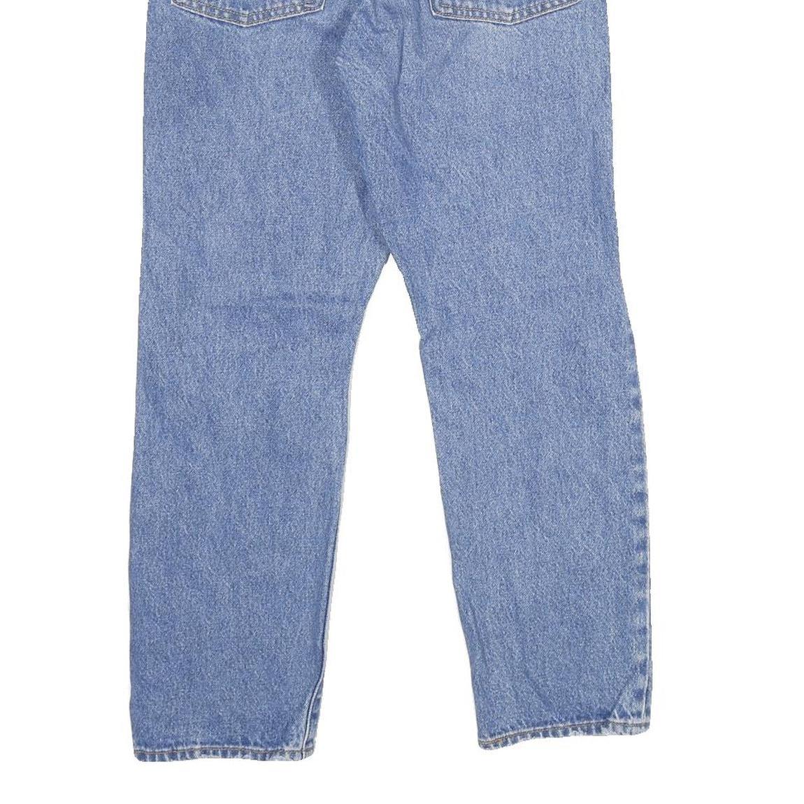 LEVI'S Wedgie Straight Big E Womens Jeans Blue Regular Straight Denim W26 L26