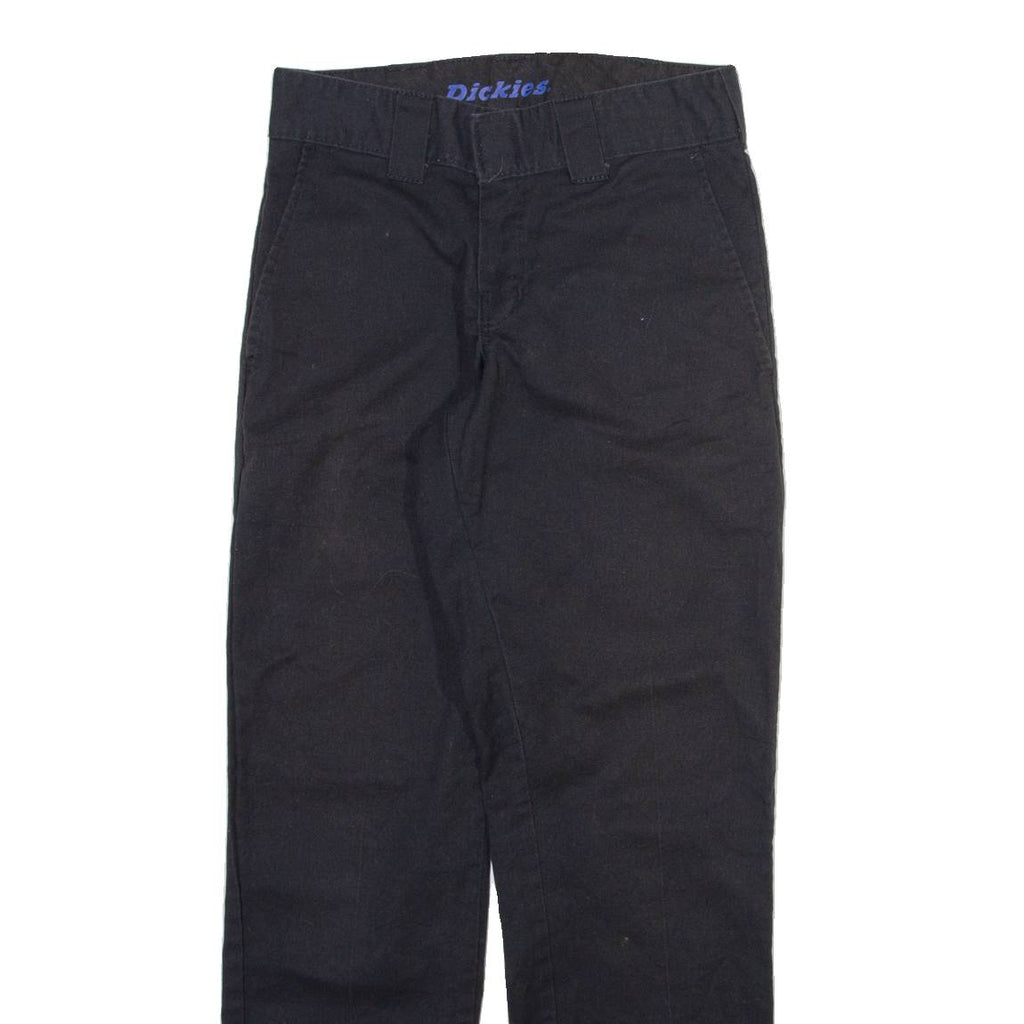 DICKIES Mens Trousers Black Slim Tapered W26 L29