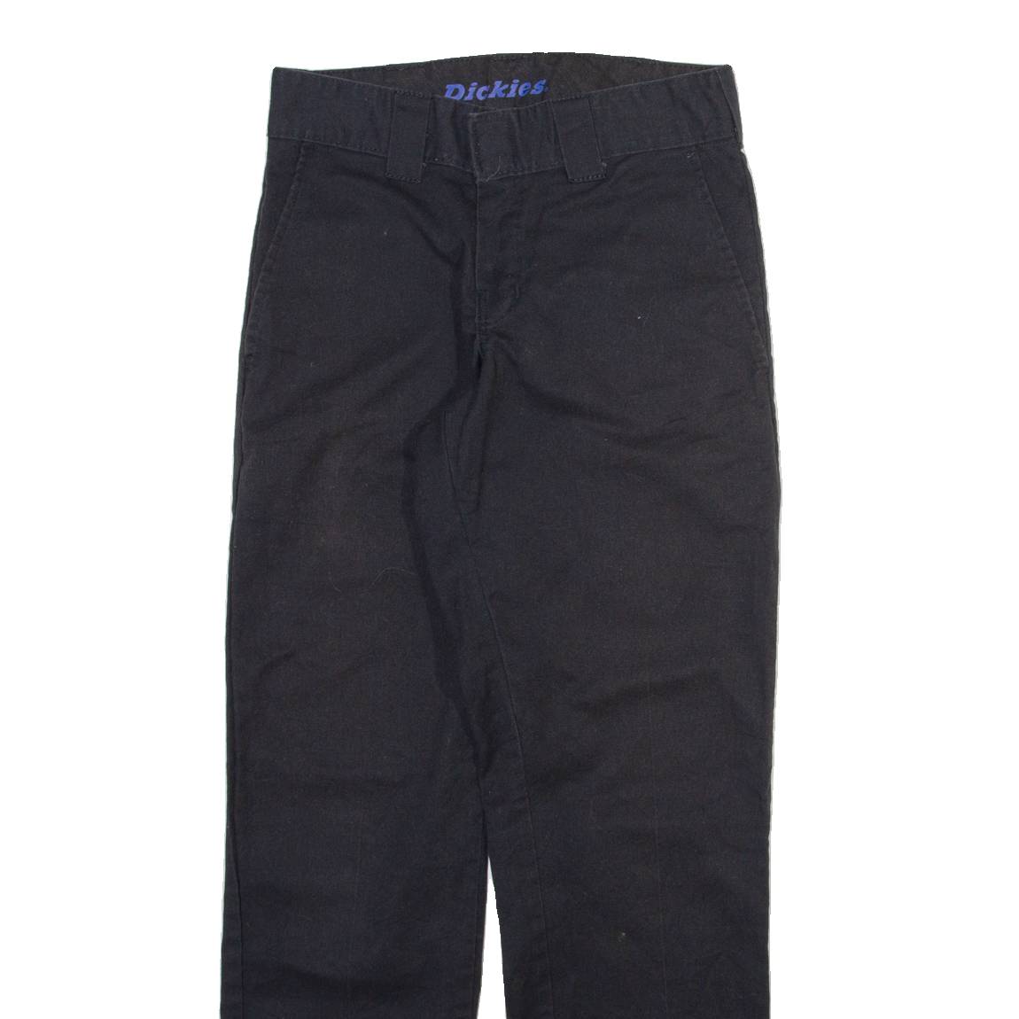 DICKIES Mens Trousers Black Slim Tapered W26 L29