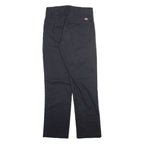 DICKIES Mens Trousers Black Slim Tapered W26 L29