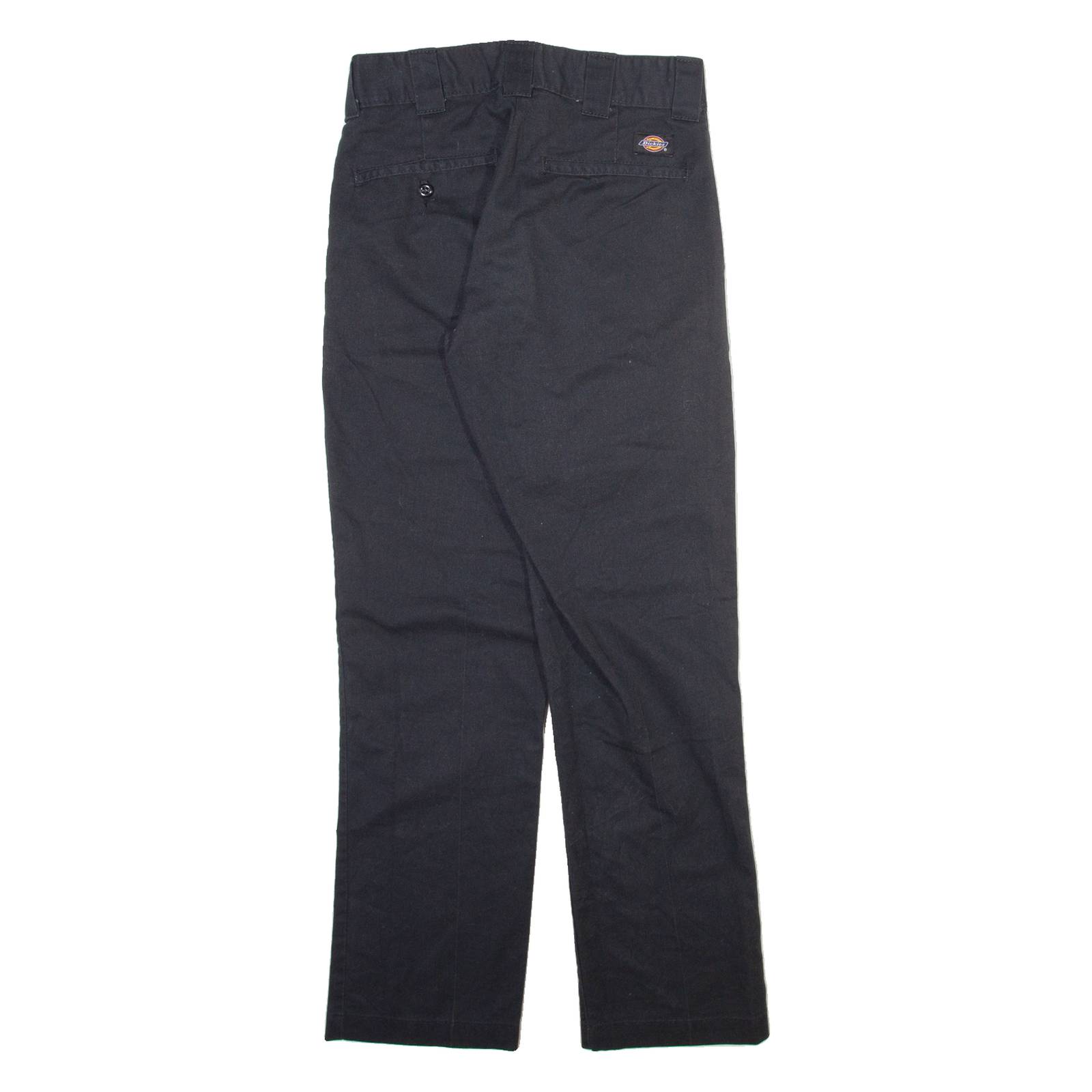 DICKIES Mens Trousers Black Slim Tapered W26 L29