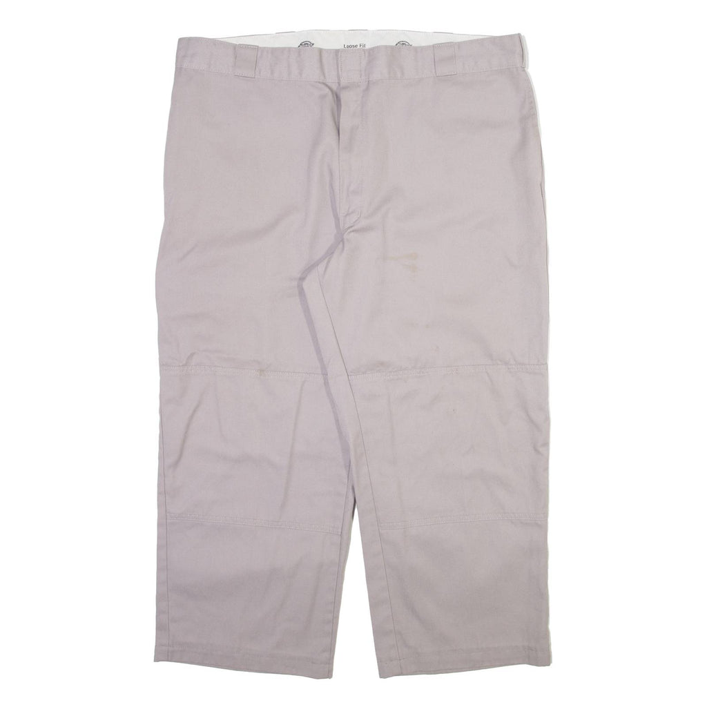 DICKIES Mens Trousers Grey Loose Straight W42 L25
