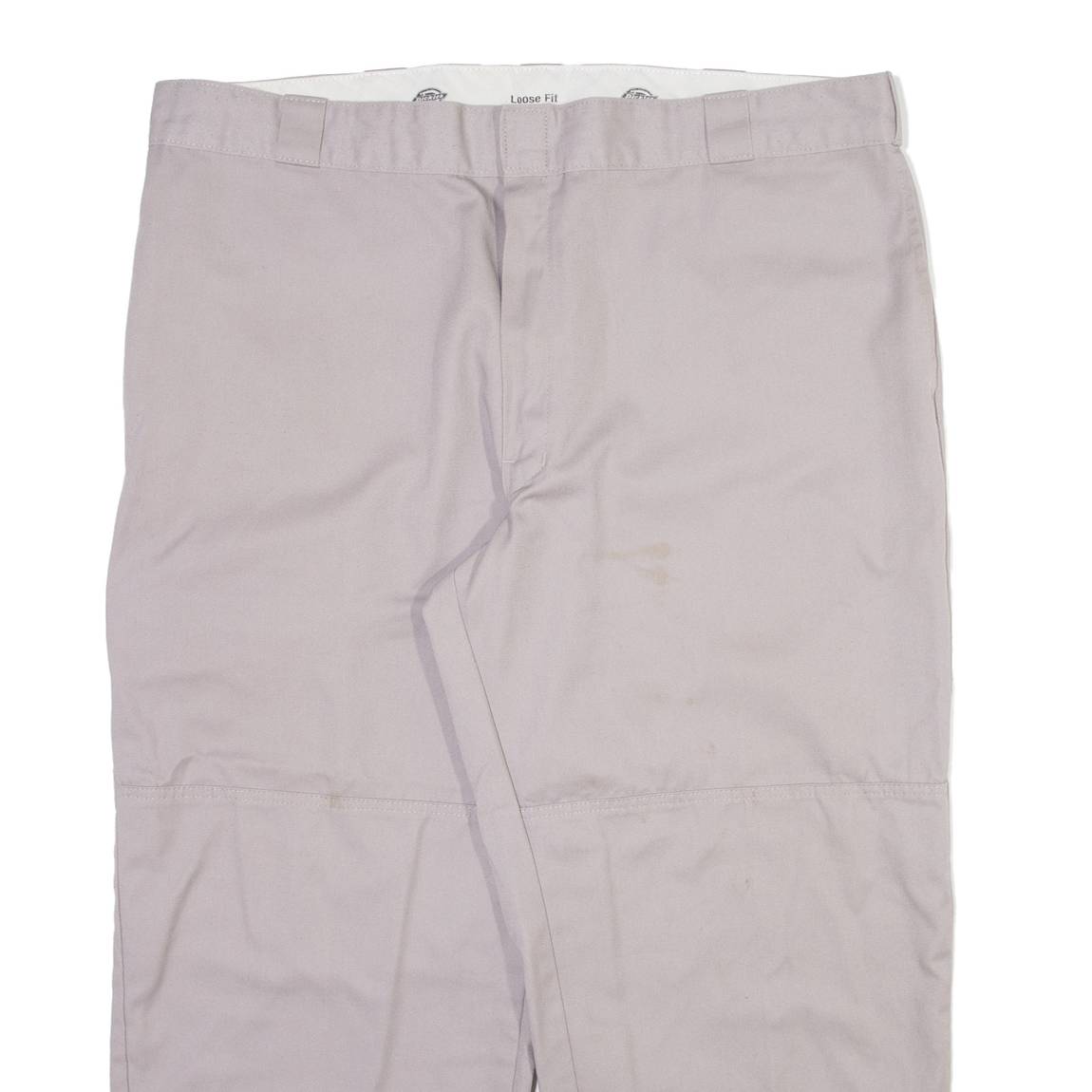 DICKIES Mens Trousers Grey Loose Straight W42 L25
