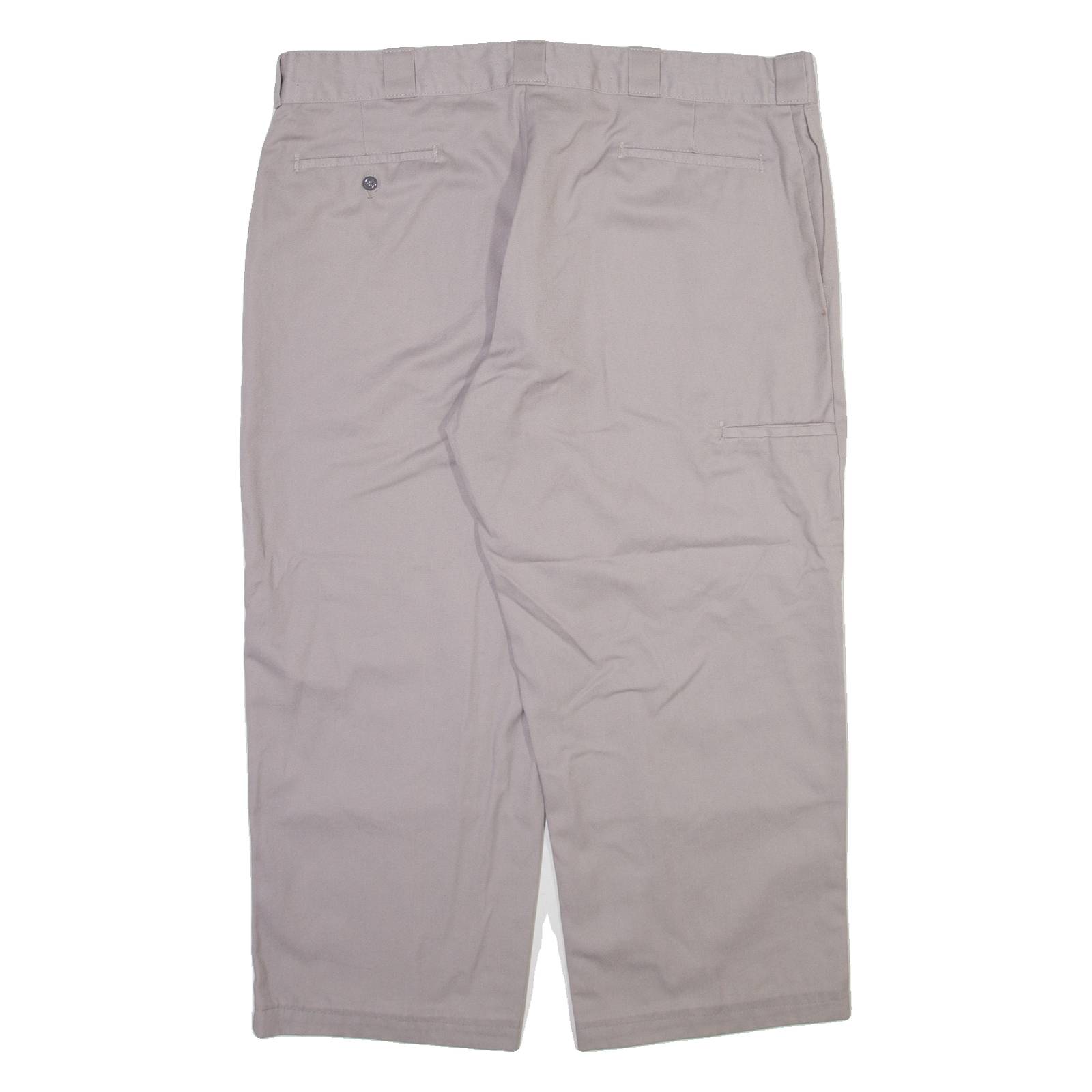 DICKIES Mens Trousers Grey Loose Straight W42 L25