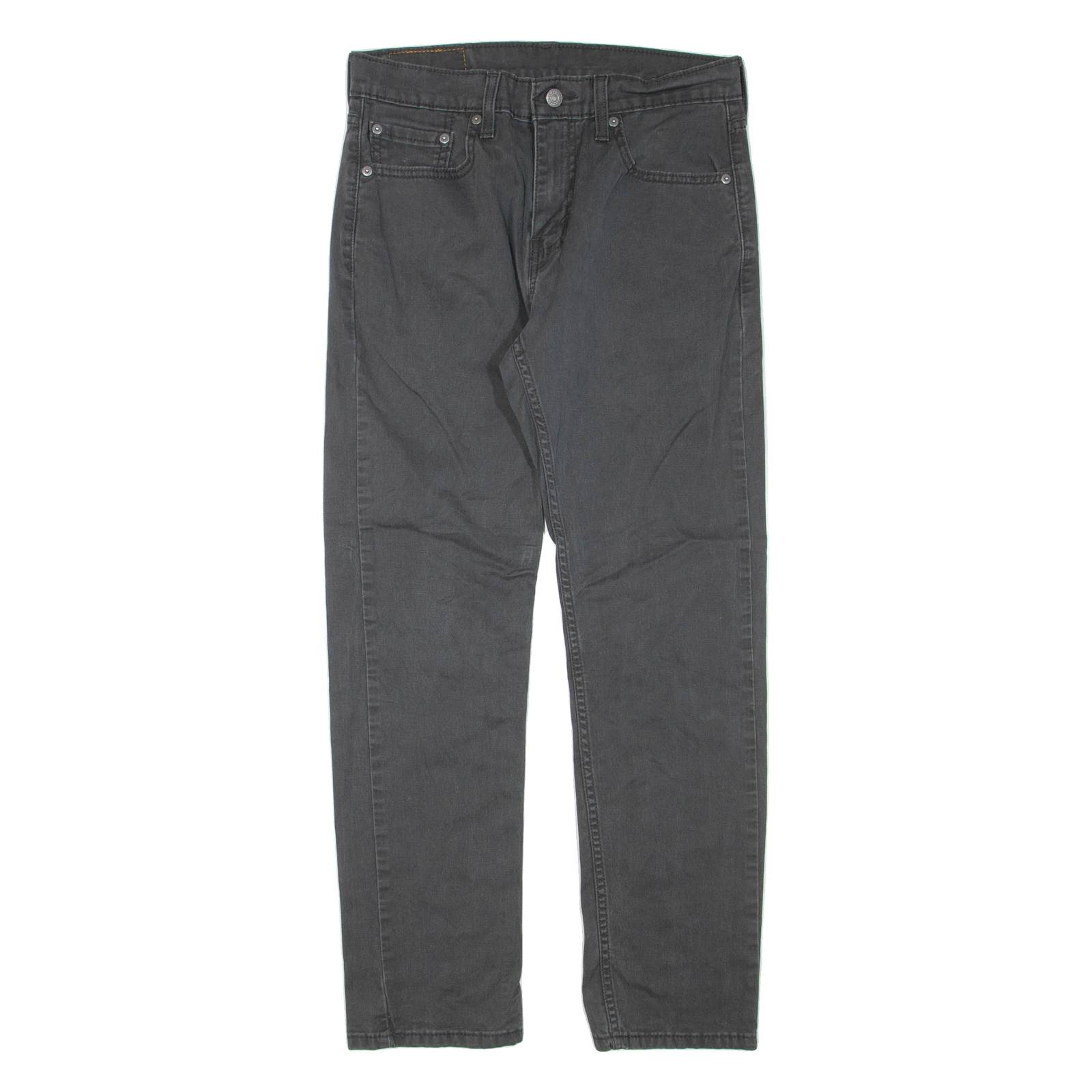LEVI'S 502 Jeans Mens Grey Regular Tapered W29 L30