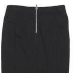 MICHAEL KORS Womens Black Pencil Knee Length Woven Skirt Size M Elegant Zip