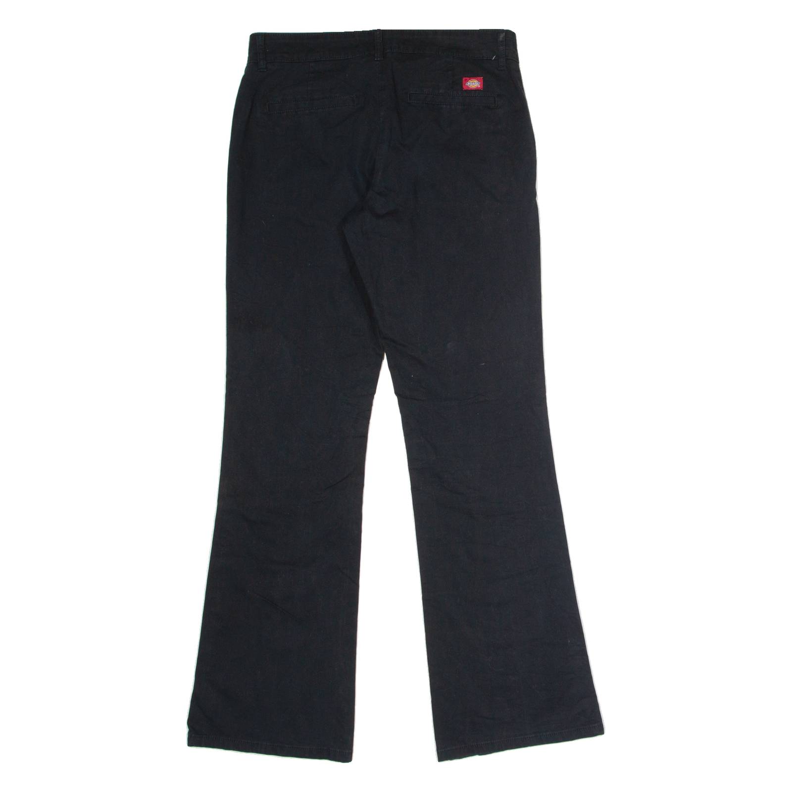 DICKIES Workwear Womens Trousers Black Regular Flared W30 L30