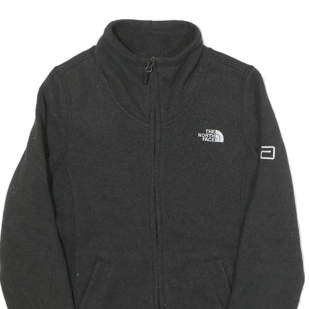 THE NORTH FACE Womens Black Jacket S Polyester Blend Plain Zip Outdoor