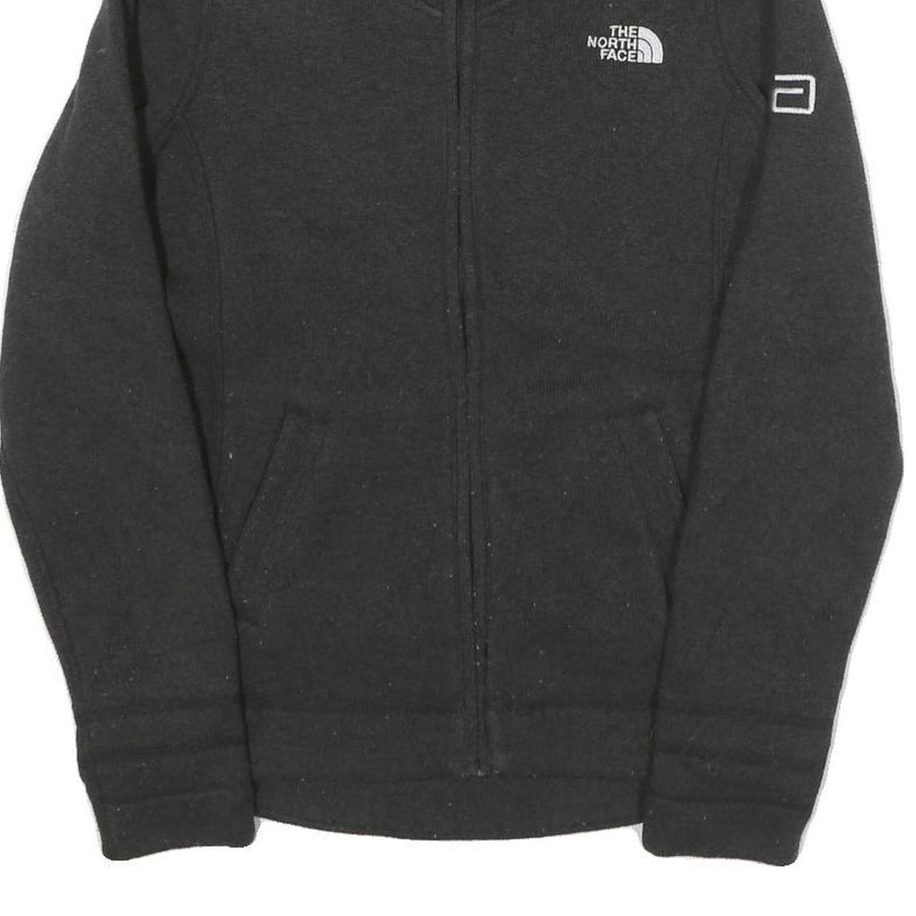 THE NORTH FACE Womens Black Jacket S Polyester Blend Plain Zip Outdoor
