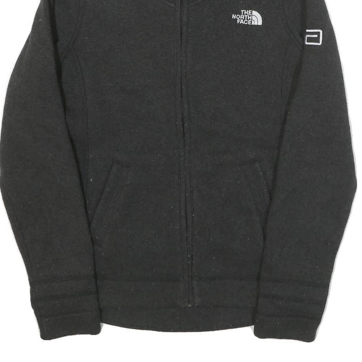 THE NORTH FACE Womens Black Jacket S Polyester Blend Plain Zip Outdoor