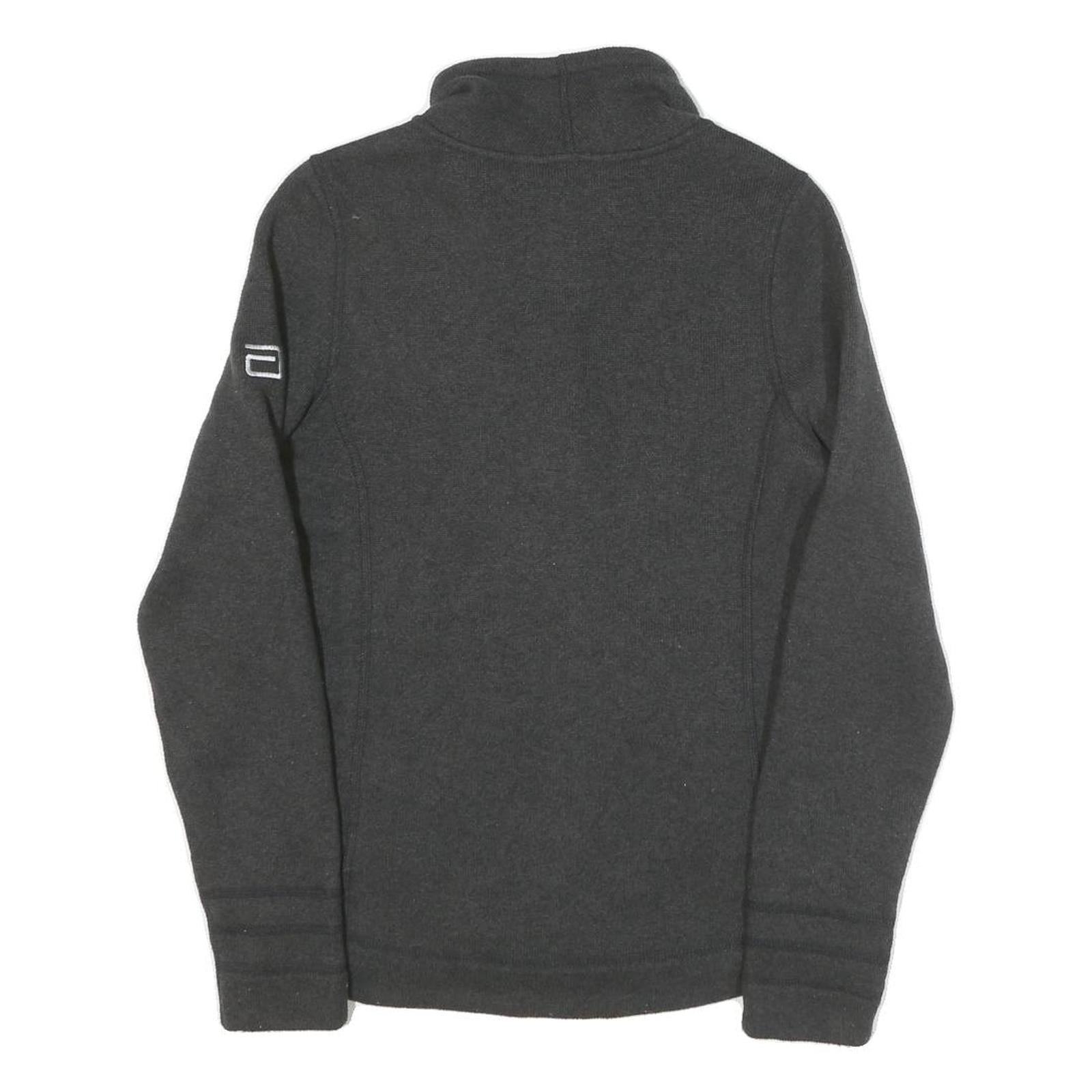 THE NORTH FACE Womens Black Jacket S Polyester Blend Plain Zip Outdoor