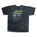 SUNDOG Mens Black Tie Dye Renegades Softball Graphic T-Shirt L Crew Neck Short