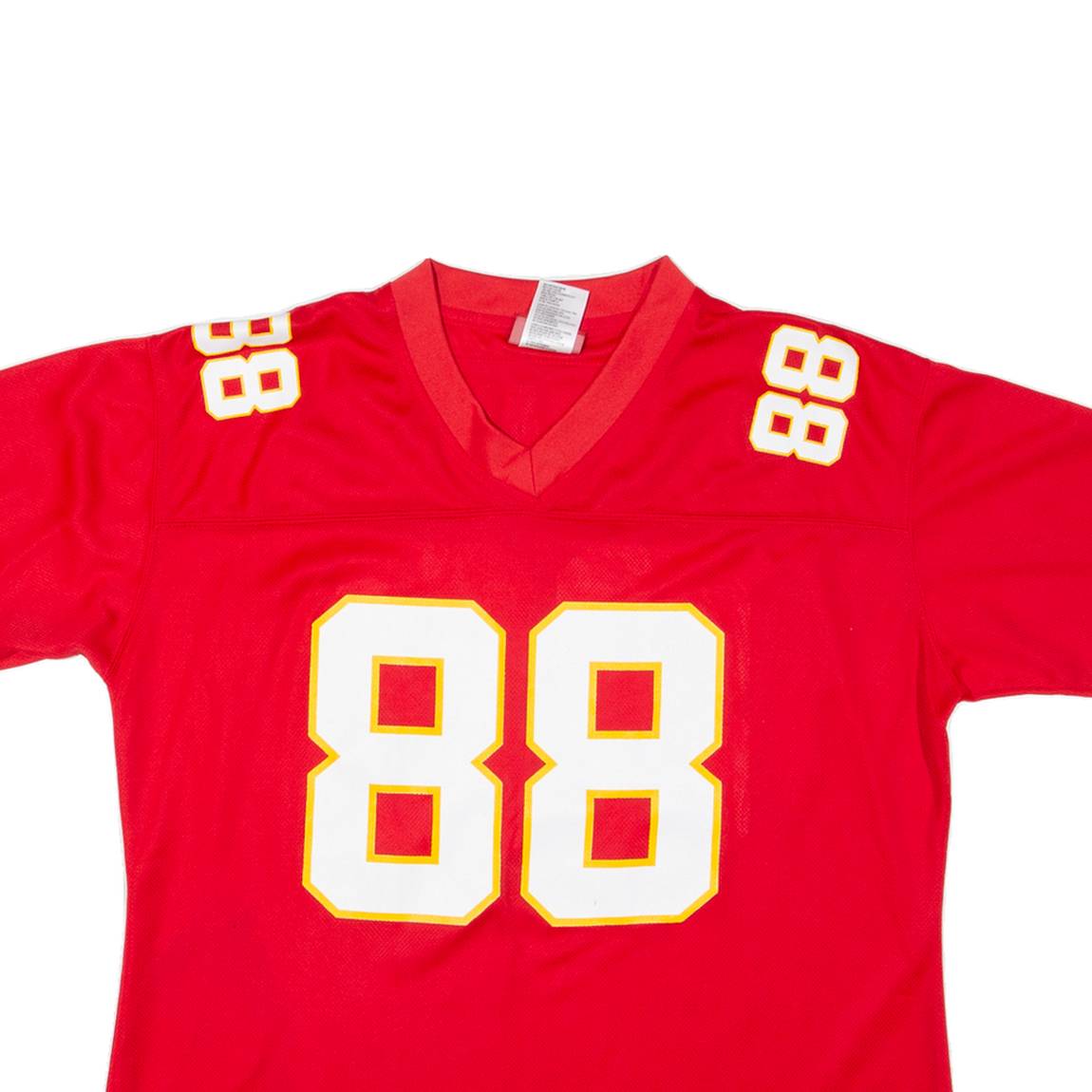 REEBOK Womens Jersey Red USA V-Neck L