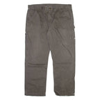 CARHARTT Carpenter Mens Trousers Grey Relaxed Straight W40 L30