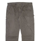 CARHARTT Carpenter Mens Trousers Grey Relaxed Straight W40 L30
