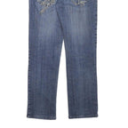 MONELLA VAGABONDA VIP Womens Slim Blue Denim W28 L26 Embroidered Back Pockets