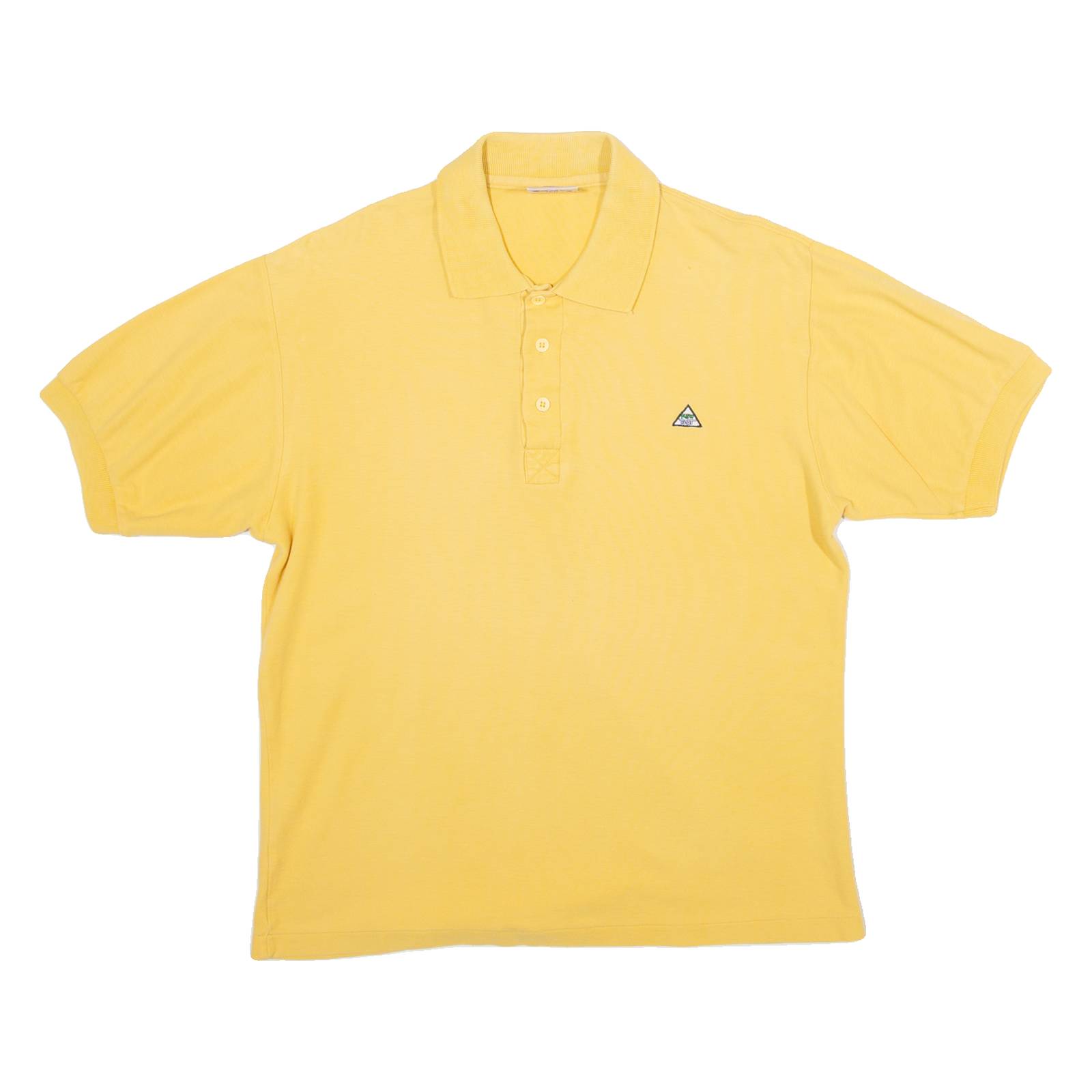 NEW FAST Mens Polo Shirt Yellow S